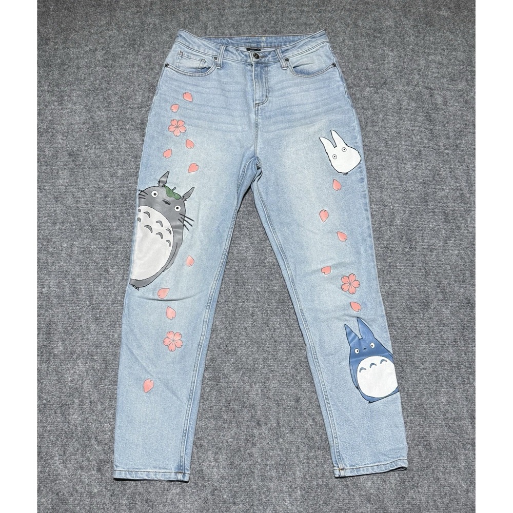 Studio Ghibil My Neighbor Totoro Sakura Her Universe Mom Jeans‎ Size 3 Fit 30x28